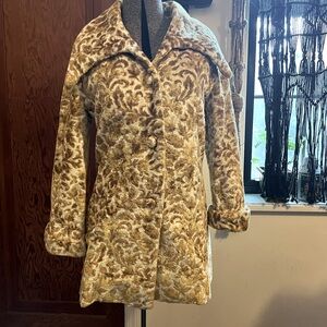 60s 70s tapestry coat